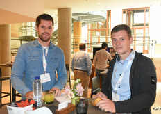 Simon Schrey en Steffen Finder (Landwirtschaftskammer NRW)