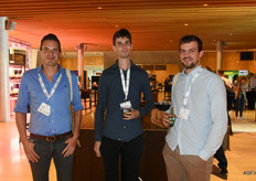 Hans Boekelmans (Grodan), Stef Laurijssen en Maarten Hofkens (Proefcentrum Hoogstraten) 