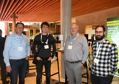 Arno Hellemons, Rob Moerkens, Davy Luyten en Marcus Duarte(Biobest)