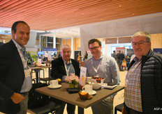 Dominiek Keersebilck (REO), Dirk Van den Plas (Cooperatie Hoogstraten), Remie De Witte en Philiep Willems (REO)