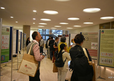 Een tentoonstelling die goed werd bestudeerd gedurende het congres