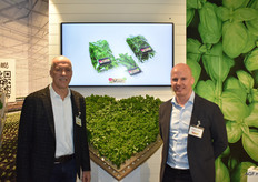 Piet van Vugt en Thomas Bahlman met Van Vugt Kruiden, die vorig jaar hun kassenareaal met 5 ha hebben uitgebreid.