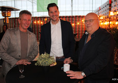 Peter van Bree van ZON en Ronny Bruijnen en Peter van Dijck van Fossa Eugenia