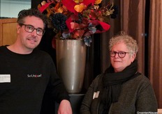 Sofinus van der Burg (HNS Kwekerijen) en Nicole van Thienen (Verberne Kwekerijen)