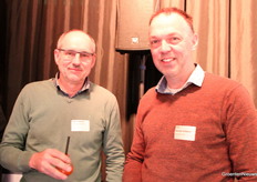 Peter Verberne (Verberne Kwekerijen) en Wouter Willems (ZON)