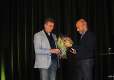 Bedankje met bloemen