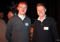 Luuk de Wit van LuBa Fresh en Rob Linders van Linders fruit & vegetables 