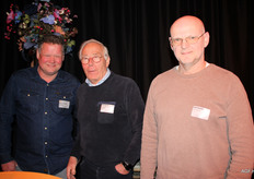 Veilmeester Pim in't Zand, Theo van der Wegen en John Hansen