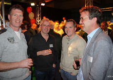 Telers Wilbert Peeters, Twan Wulms, Paul Janssen en John Hopman