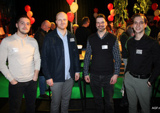 Joep Lenders, Stan van den Elsen, Joost Aarts en Ricky Gommans
