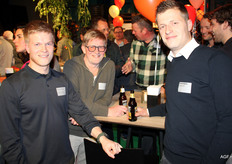 Siem en Leo Huijs van De Witte Groente & Fruit  en Tijmen Buijssen van Vrankenhof