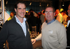 Erik Hovens van Rijk Zwaan met Harry Thijssen van Rheijnlandhof