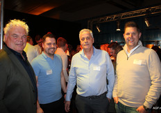 Rene Verbakel, Stan Vievermans, Peter van Osch en Peer Schraven.
