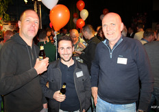 Ed Kustner en Stephan de Bruijn met Coos ter Mors van Vitaal Europe