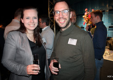 Ine van Kleef van Tasty Tom met Daan Oehlen van Frutanova