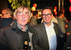 Sjaak Backus van Hendriks Groente en Fruit met Joost Beunen van Linne Transport