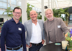 John van Heijningen, Ruud den Boer (Oxin Growers) en Ron Toet (Combilo)