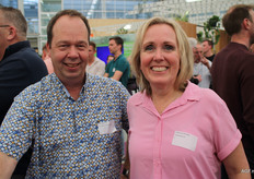 Arthur van Geest (Van Geest Komkommers) en Sabine van den Berg (Verdonk Broccoli)
