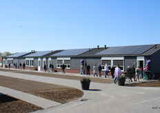 Het nieuwe Agro-appartement biedt ruimte aan 180 medewerkers om te wonen en te slapen.