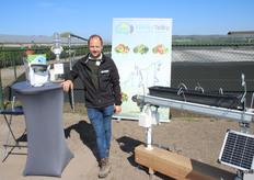 Yannick Smedts van WolkyTolky dat BerryBrothers ondersteunt met meet- en weerstations