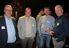 Paul Aartts van ZON, Paul en Rob Janssen van Tuinderij Beegdenhof en Gerard Vereijken van Vereijken Kwekerijen