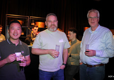 Kees Yeung, Robert Dijkstra en Henk Verwoert van Hanos