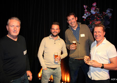 Martin de Vries, Pim van Velzen en Peter Veenman van Cayaro Peppers Zevenhuizen en Marcel van Kester van Red Energy