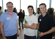 Stijn van Bael (Staay Food Group), Ivo van den Driest en Stef Zwinkels (Kwekerij Kas.ko)