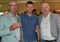 Gerrit Bergwerff en Joran van der Meijs van Be Fresh produce en Marcel Dings van Brookberries.