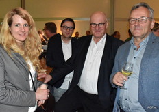 Susanne Drepper-Heesch, Heinrich Drepper, Fabian Bierek allen van Landmark Hof Drepper. Zij doen teelt en handel in AGF. Phei Hendriks van Frankort en Koning.