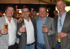 Jasper Houtenbos van Brassica, Olver Tockook van Scherpenhuizen, Bob Houtenbos en Micael Olij van Brassica.