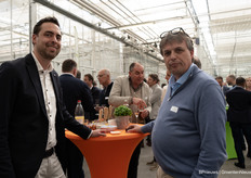 Twan Kleiweg en collega van Rabobank