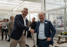 Handje schudden met Pieter Bootsma, Royal FloraHolland