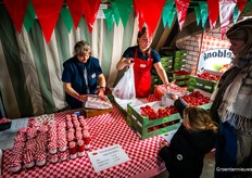 Ook jam en saus waren beschikbaar