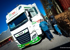 Het hele bedrijf was opengesteld, inclusief de vrachtwagen