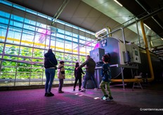 Bij de ketel kun je de LED-lampen ook al zien