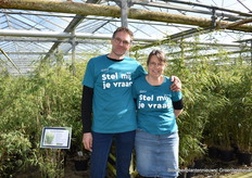 Kees en Fenneke van Bergman & Co. Voor de eerste keer dat ze Kom in de Kas meemaken en zijn blij verrast door de massale opkomst