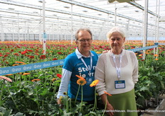 Jan en Willy Mans eigenaren van deze tuin