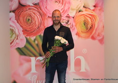 Wilmer van Mourik, nu eigenaar van Rich luxury fowers