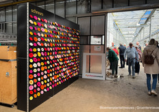 En een fotomuur van gerbera's