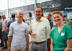 Alex van Klink (HAS Green Academy), Erik Janssen (Delphy) en Janneke Grit (WUR)