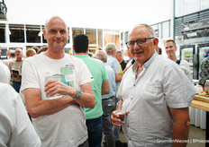 Han-Willem Mooij (Phalaenova) en Huub Hendriks (Gipmans Verhuur)