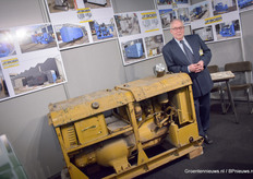 Boer Berkel! Hans Boer met een van zijn nieuwe modellen aggregaten.