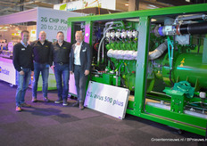 Henk Laan, Gert du Pauw, Ab Smit & Arie Paul de Gaag van AB Smit tonen een flinke WKK. 