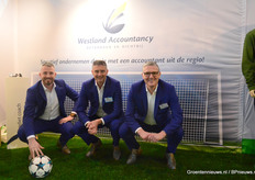 Ferry, Paul en Peter van Westland Accountancy Scoren doe je samen met Westland Accountancy