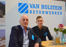 Leo Bruggeling en Cris Holstein van van Holstein Betonwerken
