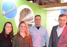 Christa Speek, Laura Rastovac, Sander Schalk en Rens Wijnen van Meteor Systems