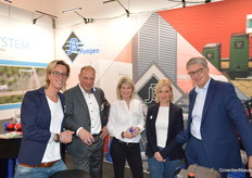 Sanne Westdijk, Ferry van den Berg, Simone Hagen, Tineke Jas van JB Groep en Jan Willem Hinfelaar van AAB