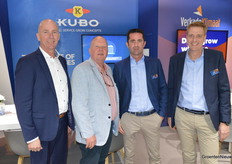 Ron Plaizier en Eef ter Laak van Kubo samen met Michel Kauderer en Erwin Adegeest van Verkade Klimaat