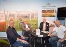 Jan Keizer (Kwekerij De Wieringermeer), Gerben de Jong , Cees Damen (Elektravon Haket) en Johan Bouma (Kwekerij Andijk)